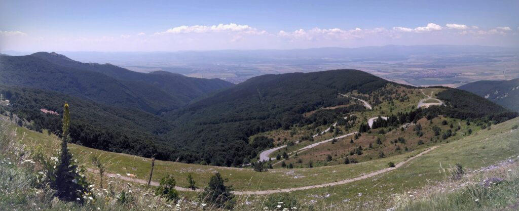 Priveliște de la Buzludja